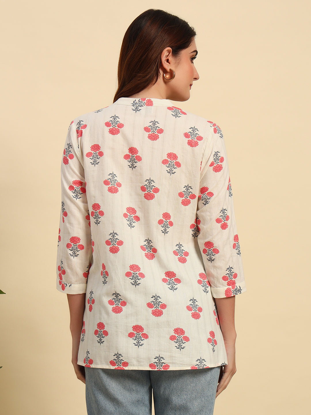 Cotton Dobby Lurex Kurta-SK047