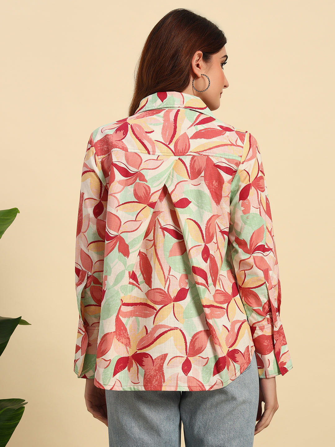 Breezy Cotton Flex Printed Shirt-SHT010-Print