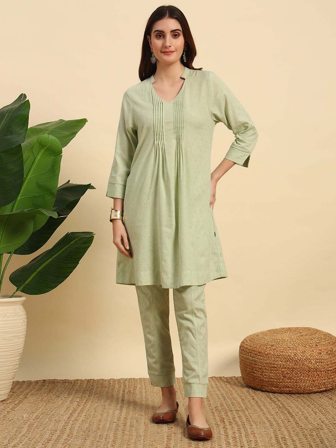 Cotton Flex Lurex Cord Set-CRD061