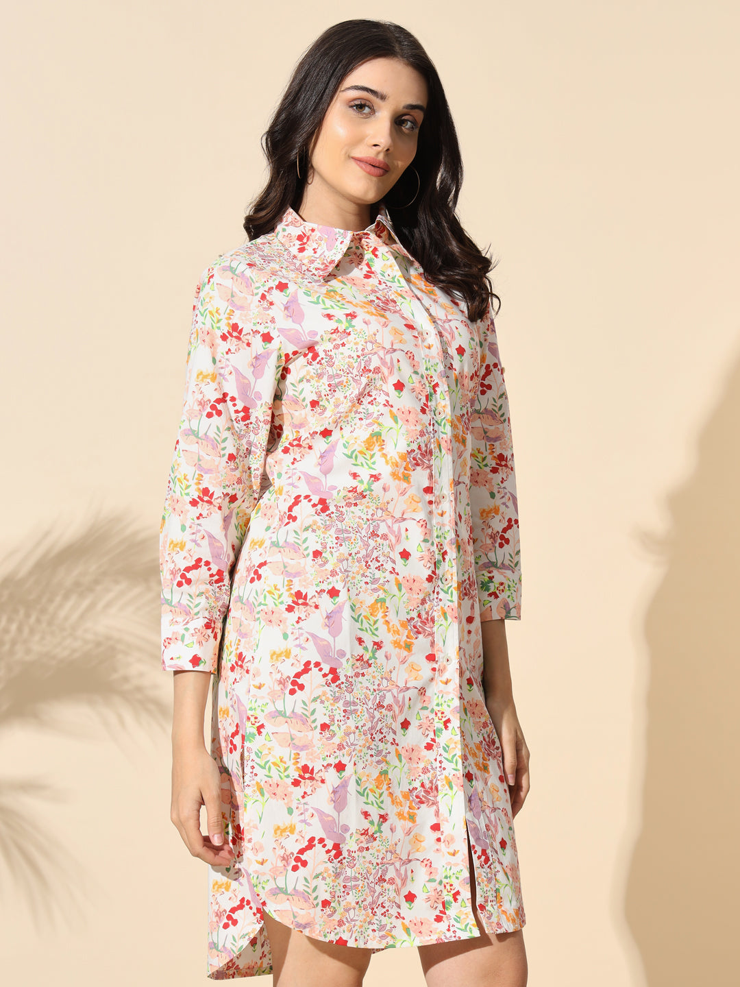 Cotton Poplin Printed Tunic- #TU019