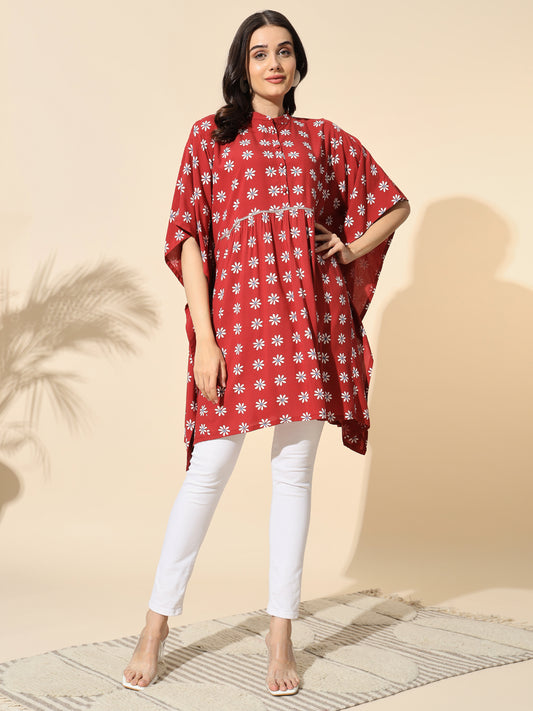 Printed Viscose Kaftan- #KFT036