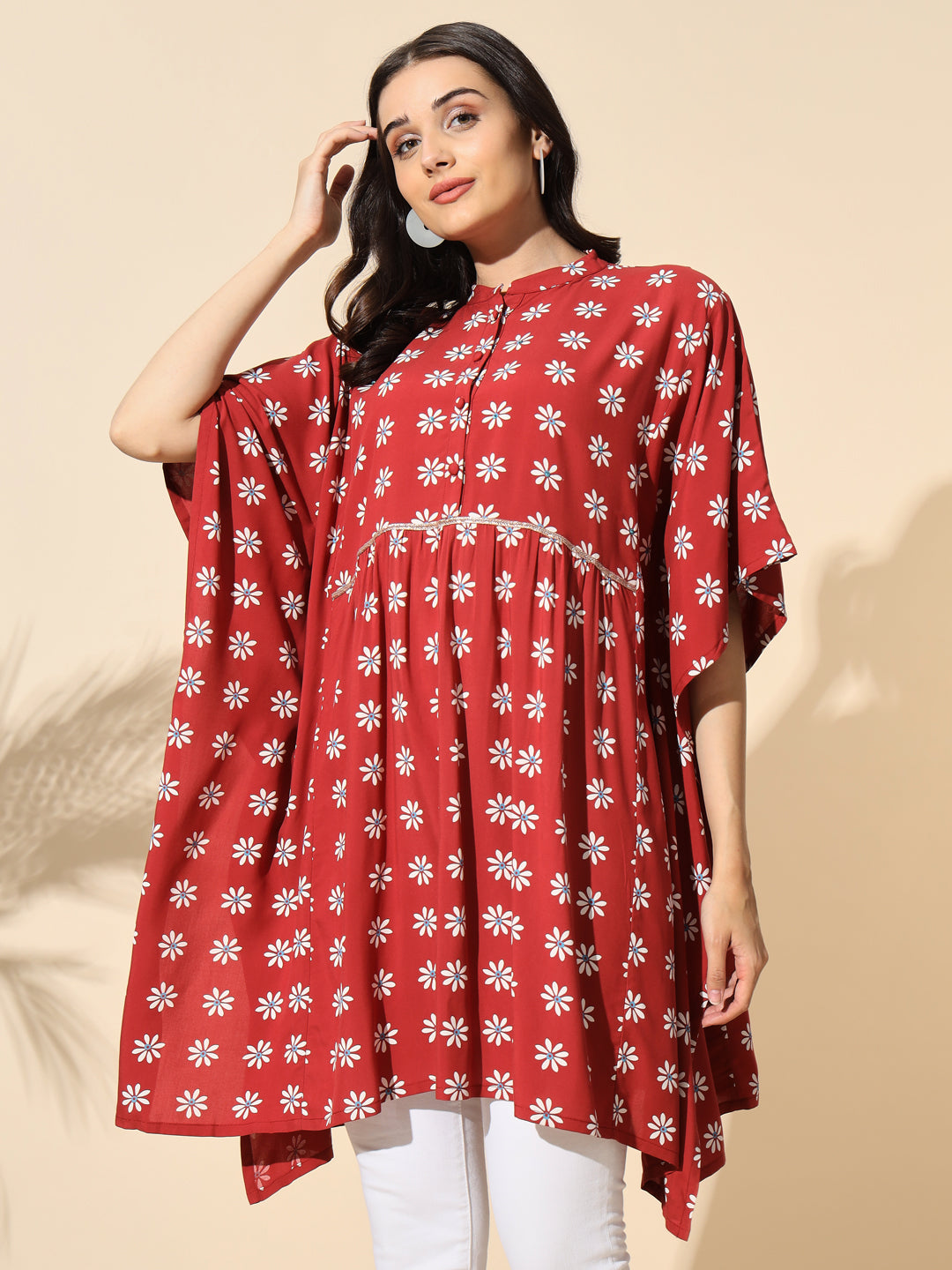 Printed Viscose Kaftan- #KFT036