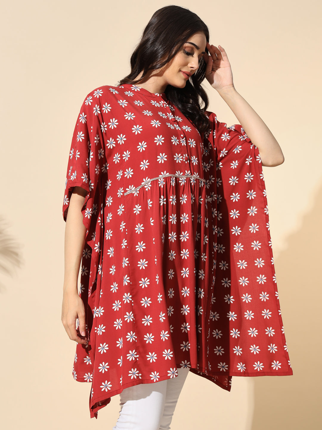 Printed Viscose Kaftan- #KFT036